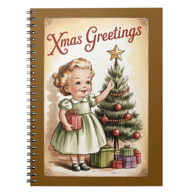 Vintage Christmas Notebook (Front)