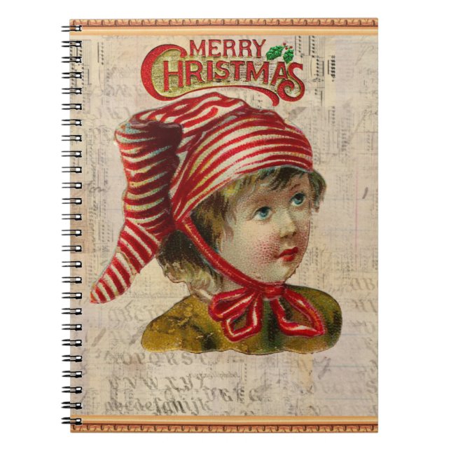 Vintage Christmas Notebook (Front)