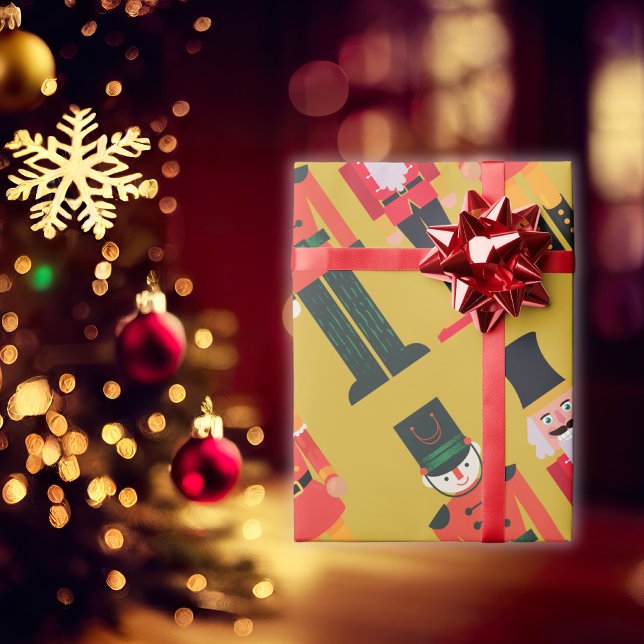 Vintage Christmas Nutcraker | Wrapping Paper (Creator Uploaded)
