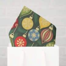 Vintage Christmas Ornament Colourful Holiday