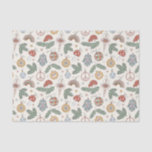 Vintage Christmas Ornaments and Peace Signs Tissue Paper<br><div class="desc">Celebrate the season with this "Vintage Christmas Ornaments and Peace Signs" pattern. Featuring retro-inspired ornaments, peace signs, rainbows, and holiday greenery, this charming design brings a nostalgic and festive touch to your holiday decor. Available on Zazzle products like wrapping paper, T-shirts, and home decor, it's ideal for adding a vintage...</div>