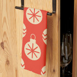 Vintage Christmas Ornaments Modern Tea Towel<br><div class="desc">Vintage Christmas Ornaments Modern kitchen towel</div>