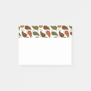 Vintage Christmas Paisley Post-it Notes
