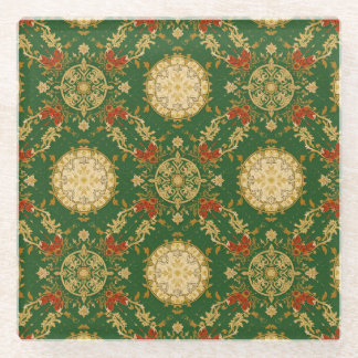 Vintage Christmas Pattern - Coaster