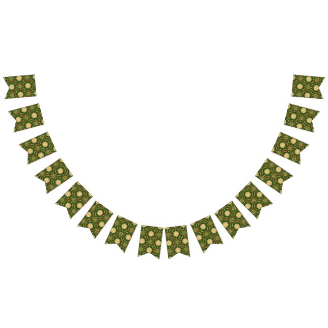 Vintage Christmas Pattern - Flags with String  (All)