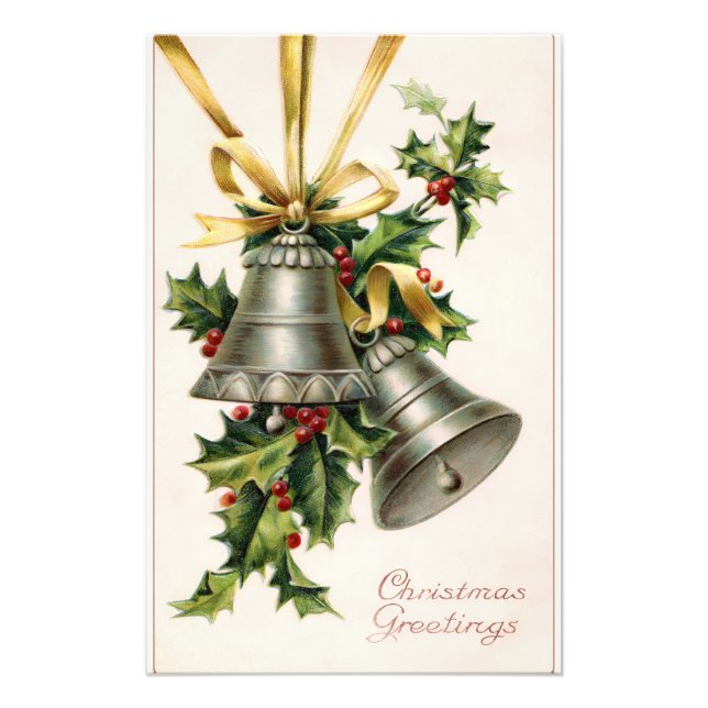Vintage Christmas Photo Print (Front)