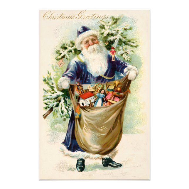 Vintage Christmas Photo Print (Front)