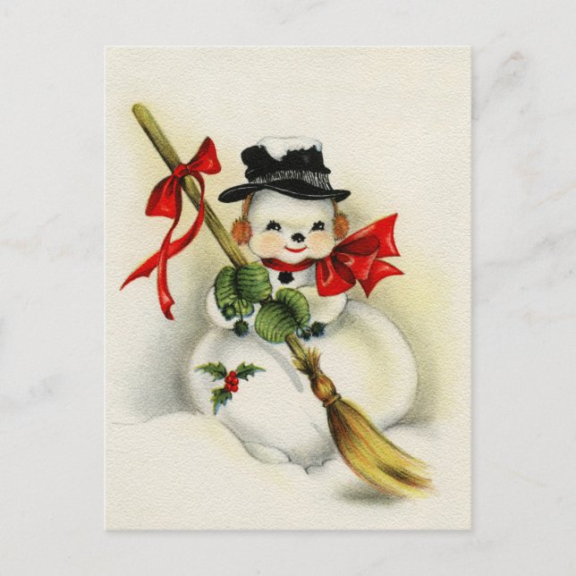 Vintage Christmas postcard (Front)