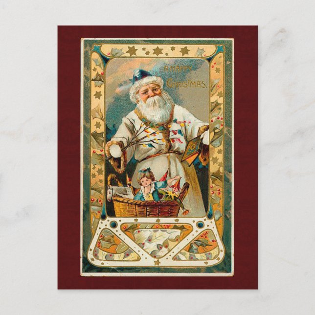 Vintage Christmas Postcard (Front)