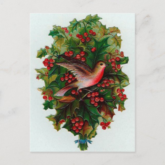 Vintage Christmas Postcard (Front)