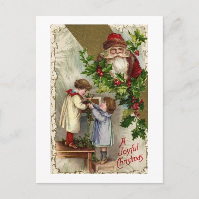 Vintage Christmas Postcard (Front)