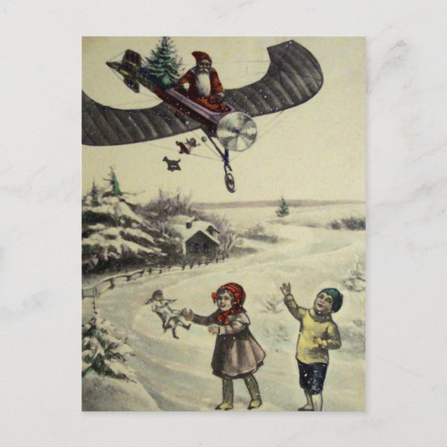 Vintage Christmas Postcard (Front)