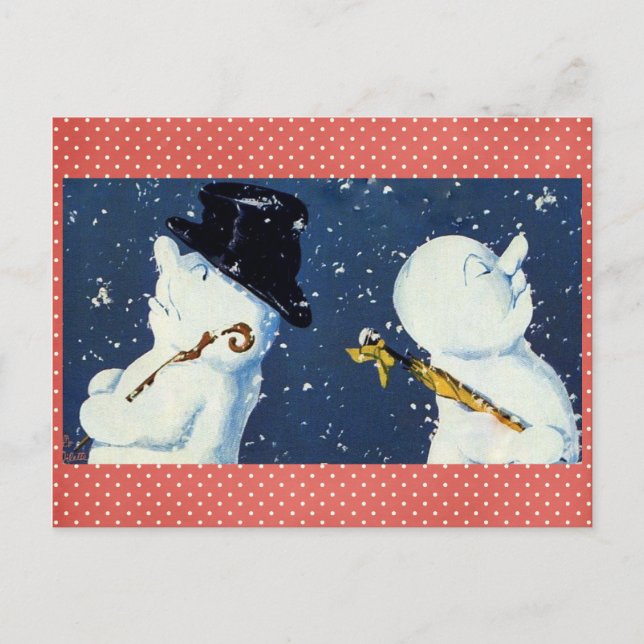 Vintage Christmas Postcard (Front)