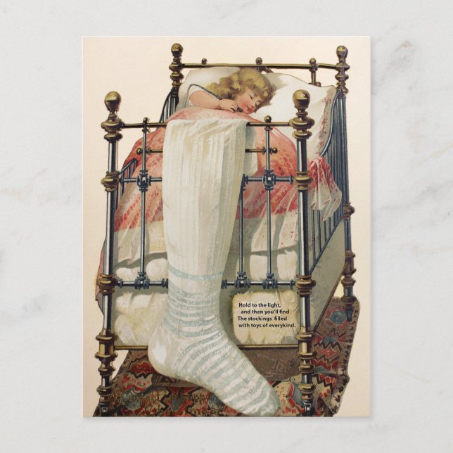 Vintage Christmas Postcard (Front)