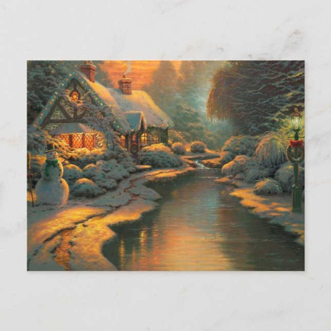 Vintage Christmas postcard (Front)