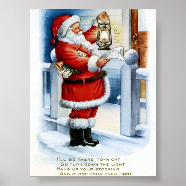 vintage christmas  poster (Front)