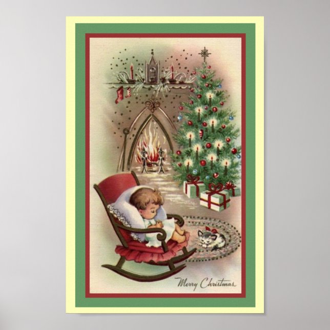 Vintage Christmas Poster (Front)