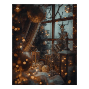 Vintage Christmas Poster