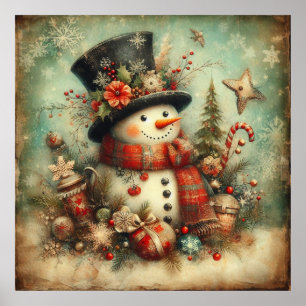 Vintage Christmas Poster
