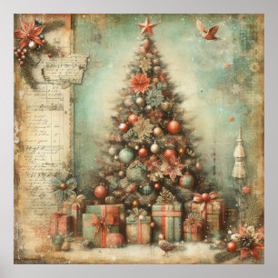 Vintage Christmas Poster