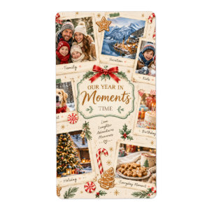Vintage Christmas, Retro Family Holiday Greeting