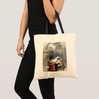 Vintage Christmas, Saint Nicholas Naughty or Nice  Tote Bag