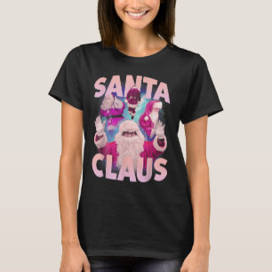 Vintage Christmas Santa Claus Bootleg 90s Hip Hop T-Shirt