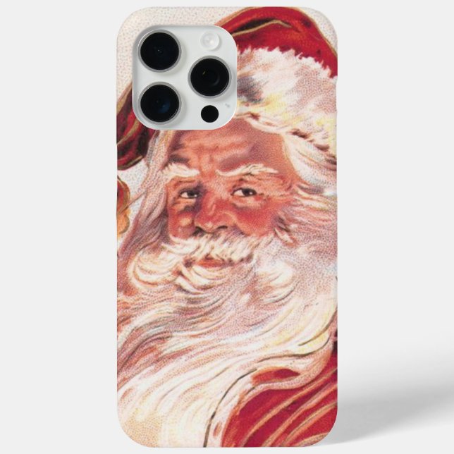 Vintage Christmas Santa Claus Case-Mate iPhone Case (Back)