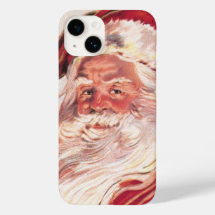 Vintage Christmas Santa Claus Case-Mate iPhone 14 Case