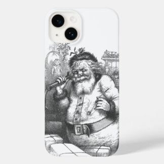 Vintage Christmas Santa Claus Case-Mate iPhone 14 Case