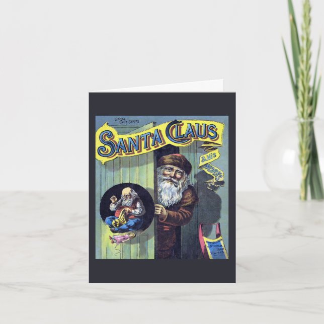 Vintage Christmas, Santa Claus Cover Art Thank You (Front)