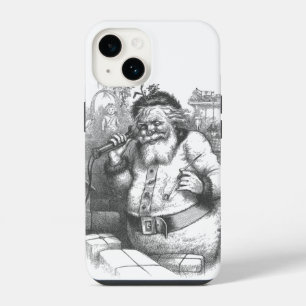 Vintage Christmas Santa Claus iPhone 14 Case