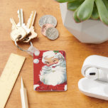Vintage Christmas Santa Claus, Jolly and Winking Key Ring<br><div class="desc">Vintage illustration Christmas holiday design featuring a happy,  jolly Santa Claus wearing a hat and winking as if he has a secret. Ho,  ho,  ho,  Merry Christmas!</div>