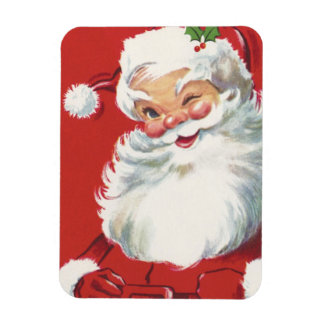 Vintage Christmas Santa Claus, Jolly and Winking Magnet