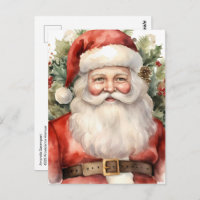 Vintage Christmas Santa Claus Smiling