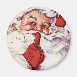 Vintage Christmas Santa Magnet