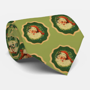 Vintage Christmas Santa Tie