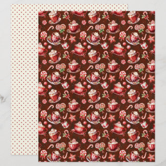 Vintage Christmas Scrapbook Paper