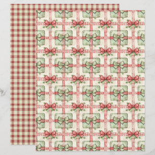 Vintage Christmas Scrapbook Paper