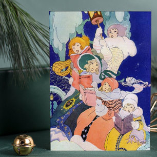 Vintage Christmas songs Holiday Card