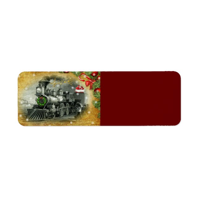 Vintage Christmas Steam Train (Front)