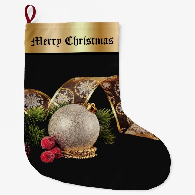Vintage Christmas Stocking (Front)