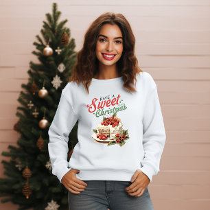 Vintage Christmas Sweet Cake Sweatshirt