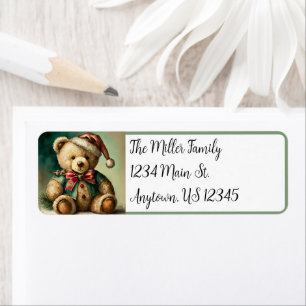 Vintage Christmas Teddy bear