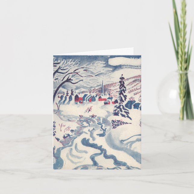 Vintage Christmas Thank You (Front)