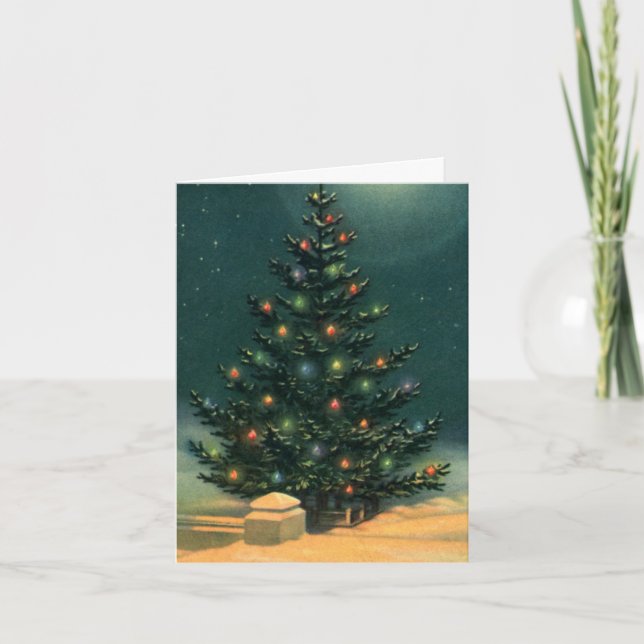 Vintage Christmas Thank You (Front)