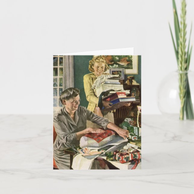 Vintage Christmas Thank You (Front)