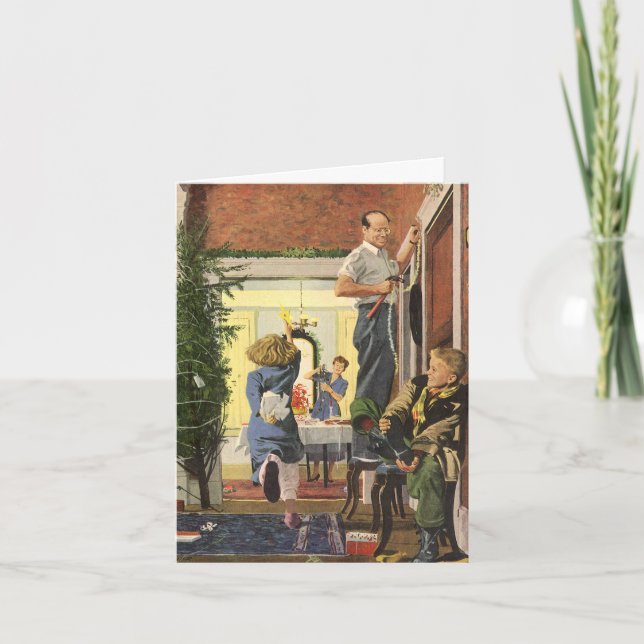 Vintage Christmas Thank You (Front)