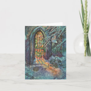 Vintage Christmas Thank You Card