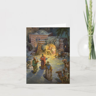Vintage Christmas Thank You Card
